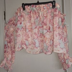 Floral Off-Shoulder Blouse